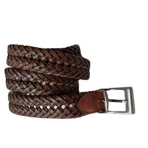DOCKERS Brown Braided Men's Belt